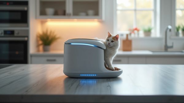Optez pour un distributeur de croquettes chat automatique